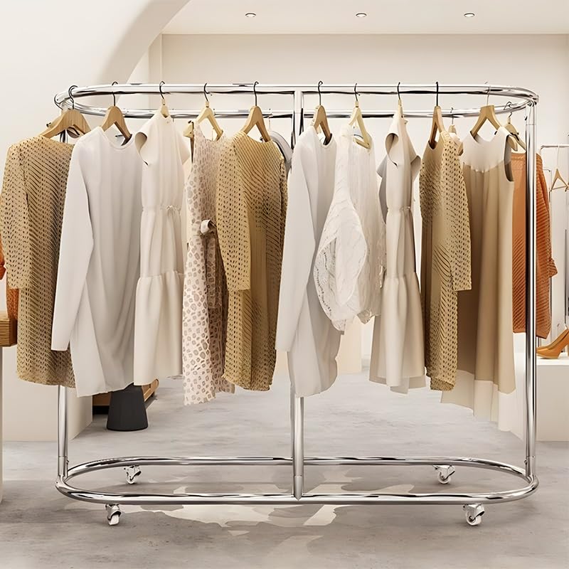 Support de rangement double rangée pour organiser un dressing moderne - 2