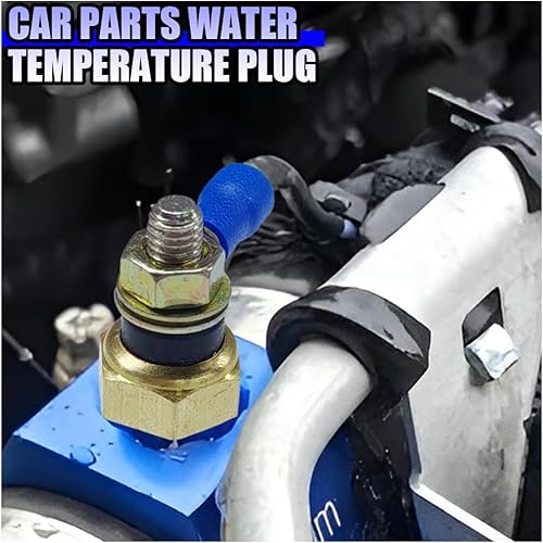 Miniatura 6 de YoRise Sensor universal de temperatura de aceite refrigerante de agua, unidad de transmisión eléctrica de 18 NPT, 0  302.0 F temperatura del