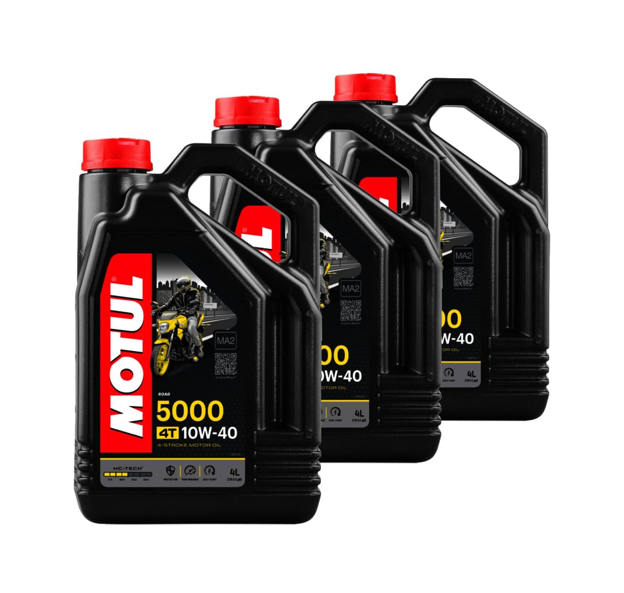 Kit de 3X Aceite de Motor 5000 4T 4L KT-229