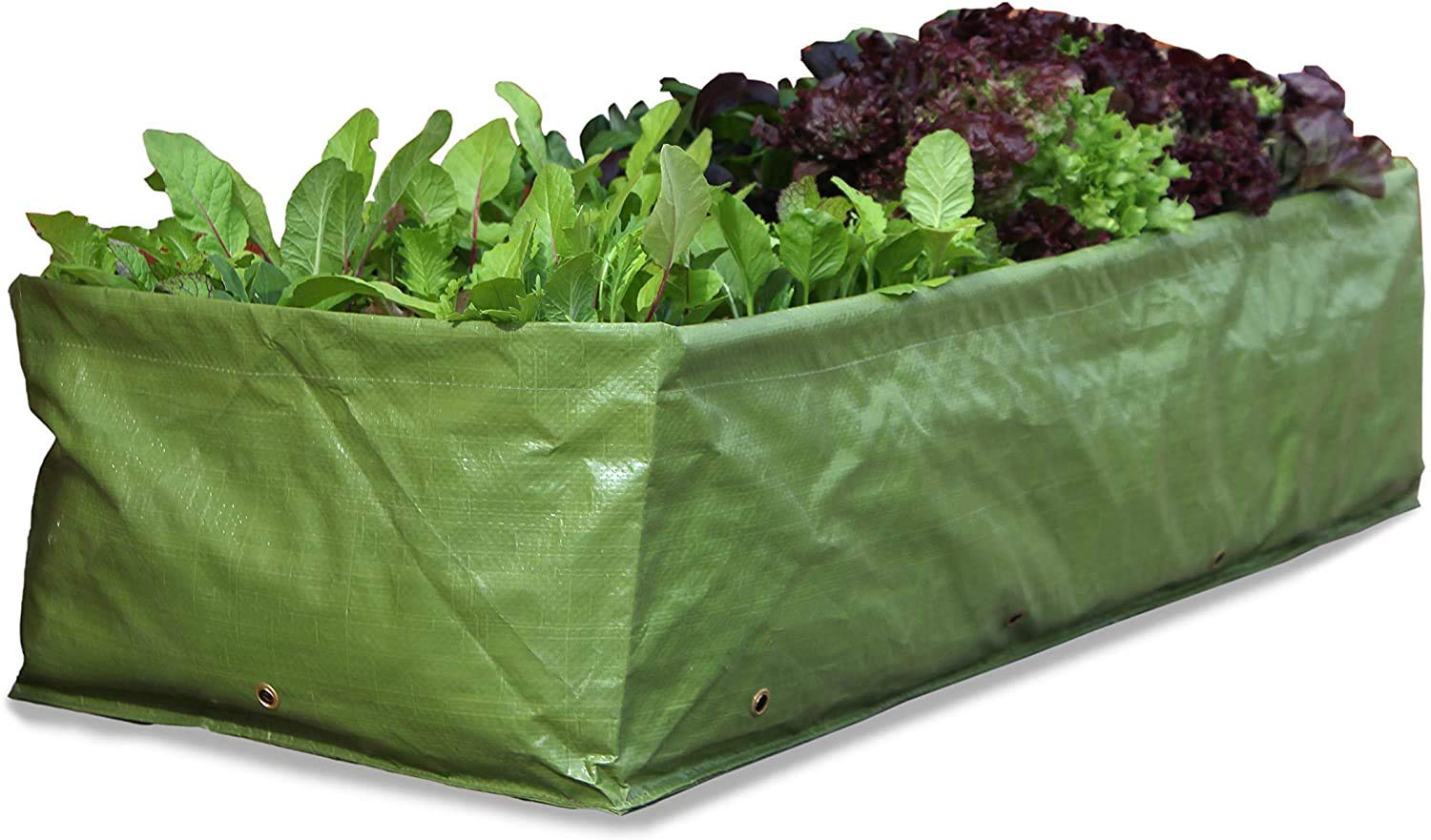 Muddy Hands Green Multi Purpose Large Grow Bag Planter Outdoor Garden Vegetable Salad Tomato Plant Growing Pot Container