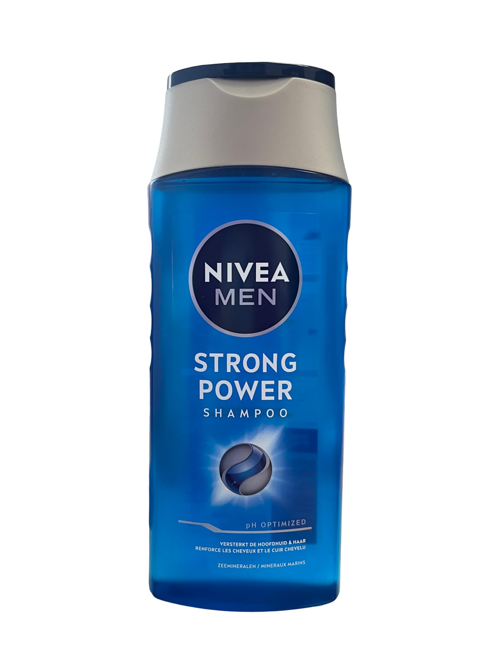 Nivea Men capelli della Cura Shampoo per gli uomini, 250 ML Bottiglia, Strong Power, confezione da (6 X 250 ML)