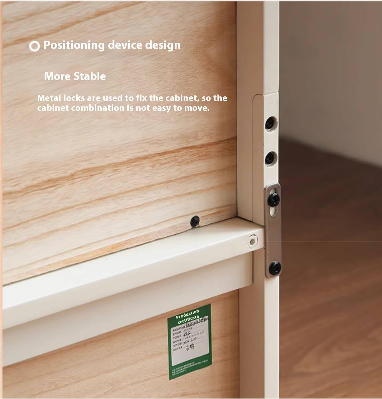 GVAwood Solid RubberWood Module Combination TV Stand. 28x13.8x15.8 inch / 71x35x40 cm/White Color / 0.7-Meter Double Drawer