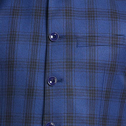 Image of Park Avenue Dark Blue Waistcoat