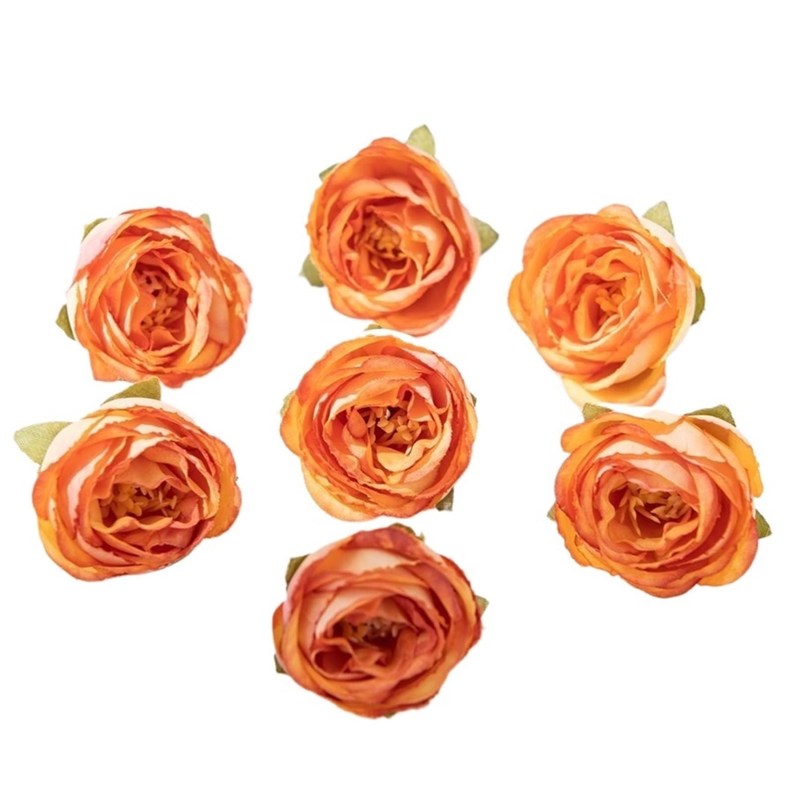XIANGMLING Artificial Silk Flower Home Decor, Festival Craft Wreath with Roses for Wedding Bridal(Color1)
