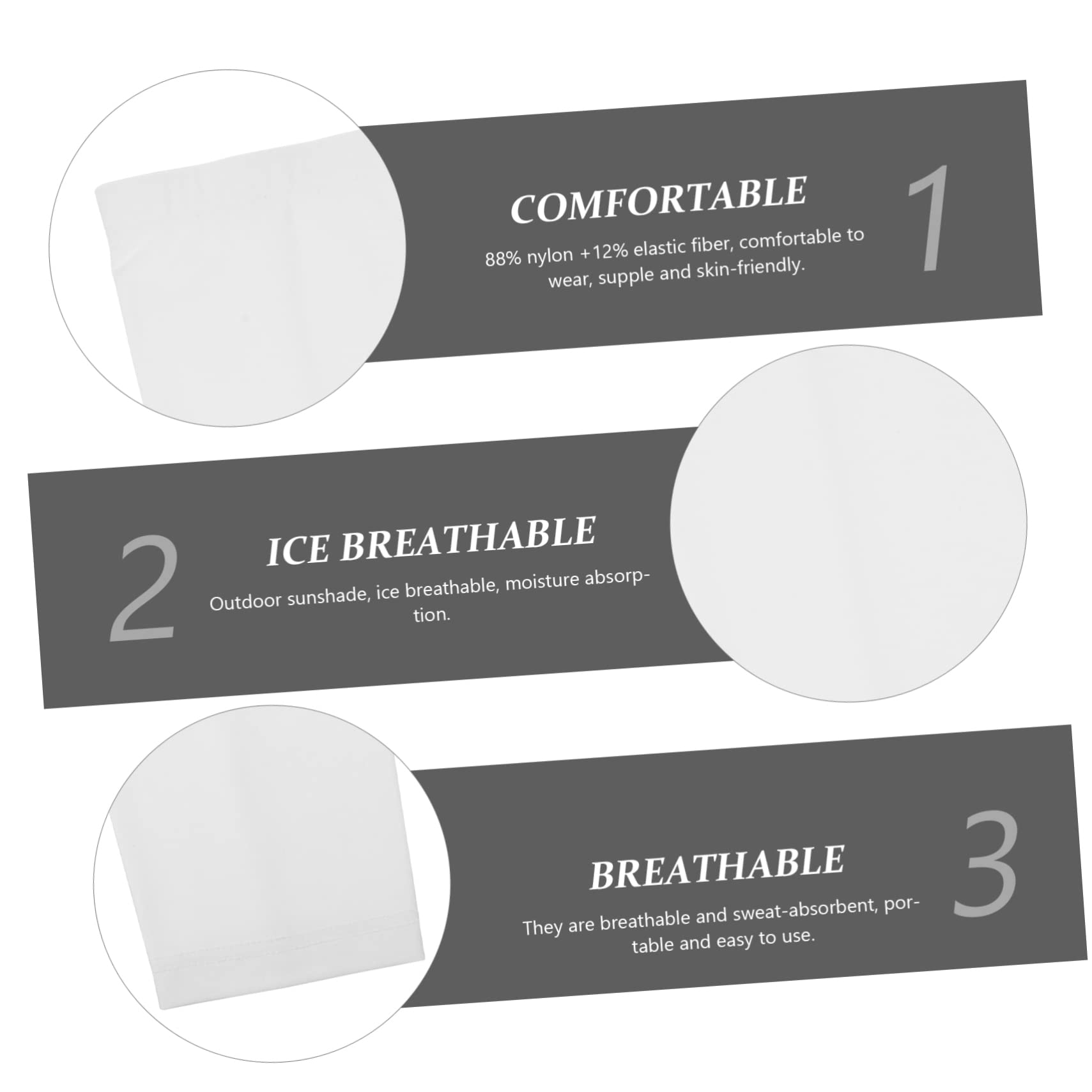 Abaodam Protect Your Arms Style 1 Pair of Breathable Uv-protective Arm Sleeves for Cycling Hiking and Sports