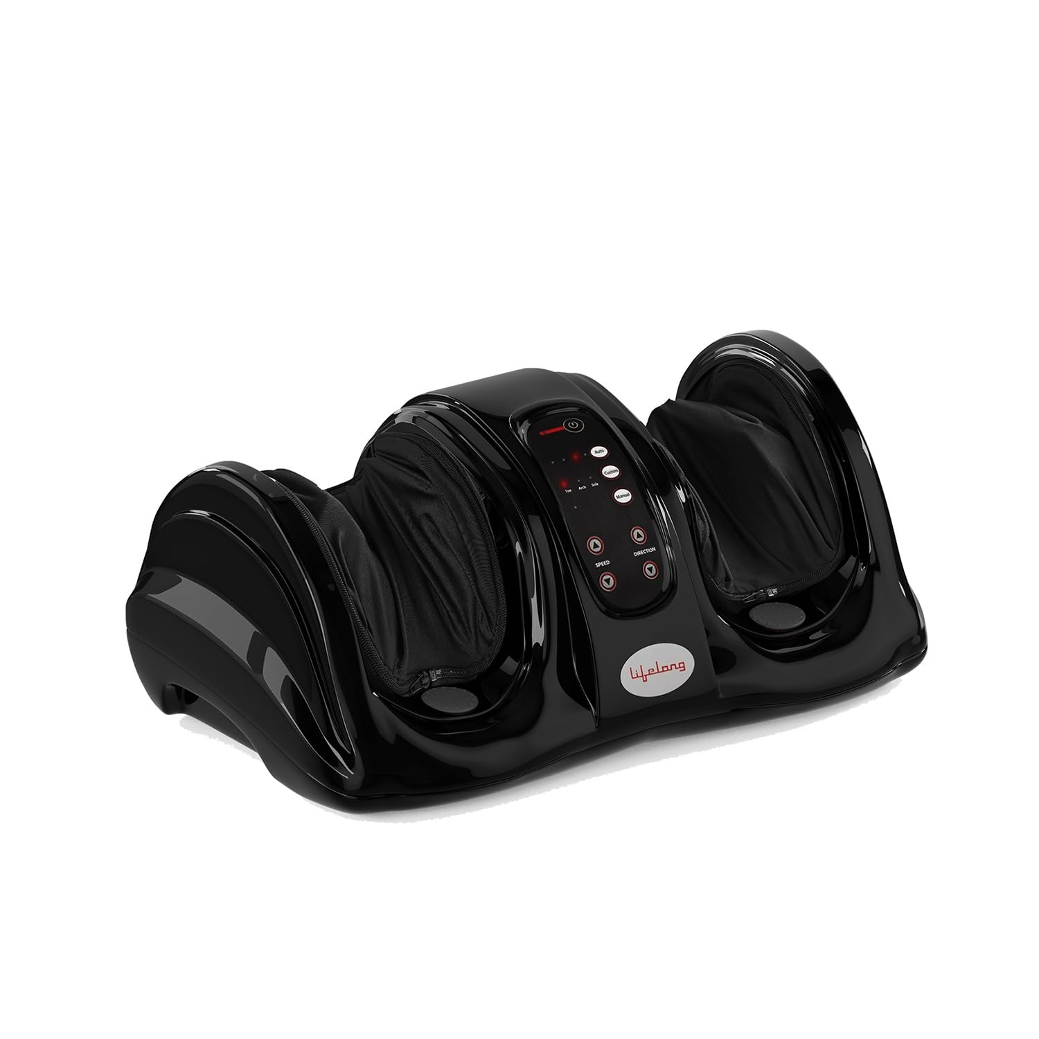 Lifelong Corded Electric LLM756 Foot Massager for Foot Pain, Perfect for Home Use & Pain Relief at Home with 4 Automatic Programs and 3 Custom Massage Modes (1 Year Warranty, Black)