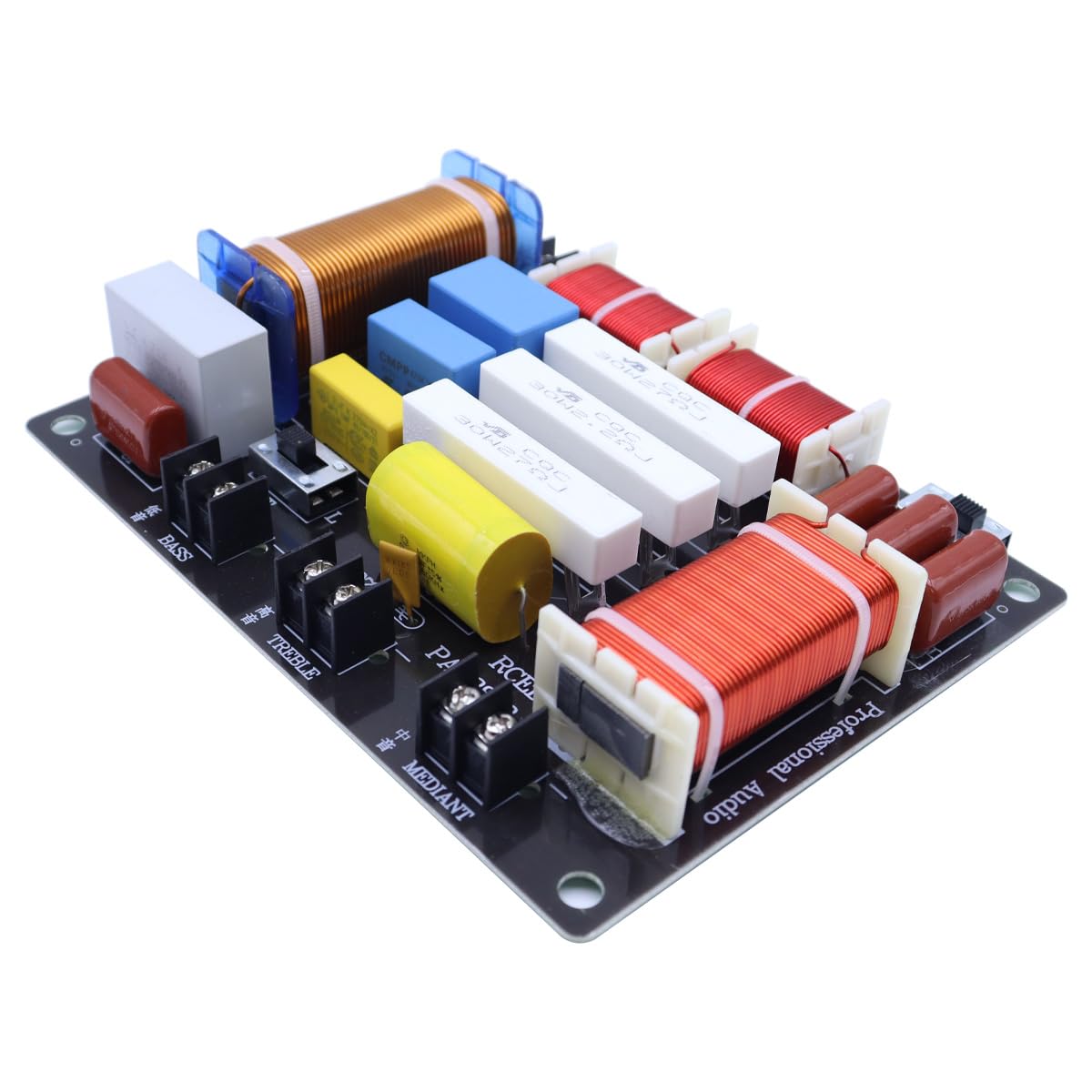 Diviseur de fréquence avancé 3 voies pour haut-parleurs 4 combinaisons sonores Diviseur de fréquence sonore PA-3808