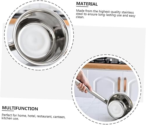 Miniatura 3 de TIDTALEO Cucharón de agua con mango extendido, cucharón de agua, cucharón de agua, cucharón de metal, cucharón de agua para cocinar cucharón de