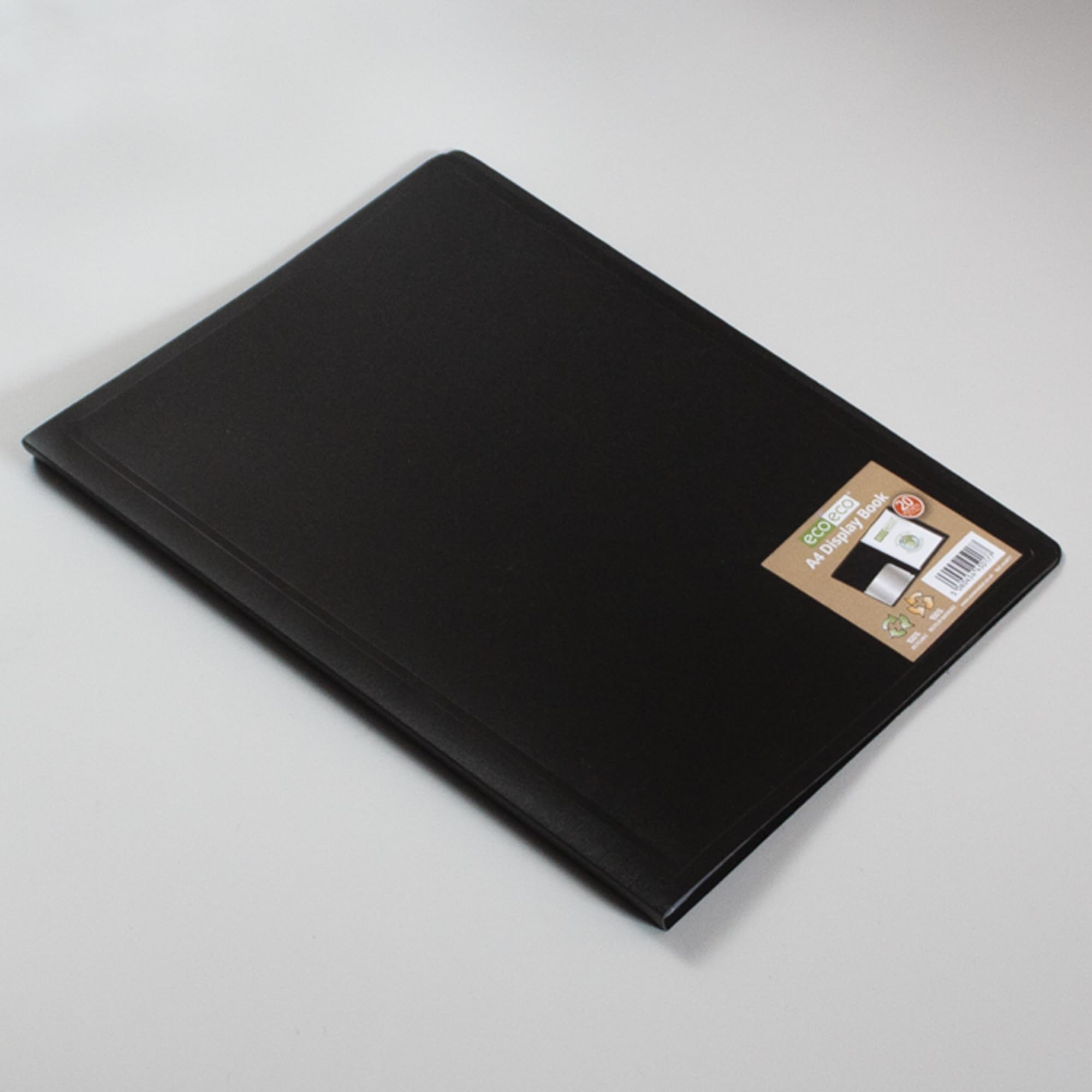 Carpeta A3 Plastico Eco-eco Eco096 - Cuaderno De Presentación (A3, 50% Reciclado Carpeta Espiral Con 50 Fundas De Plastico A4