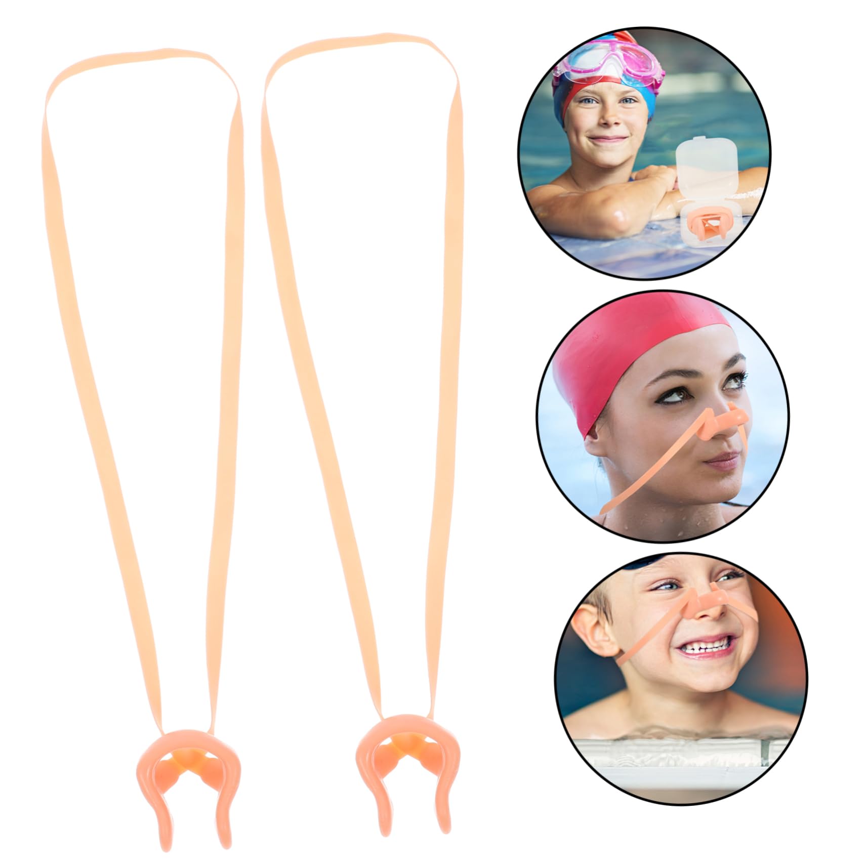 Sosoport STK elastisches Band Stretch Band nasenschutz strechguertel Schwimmzubehör wasserabdichtungen Waterproof Stretch bänder Sport Nasenschiene Spielzeug Nasenklammer Kind Nasenpads