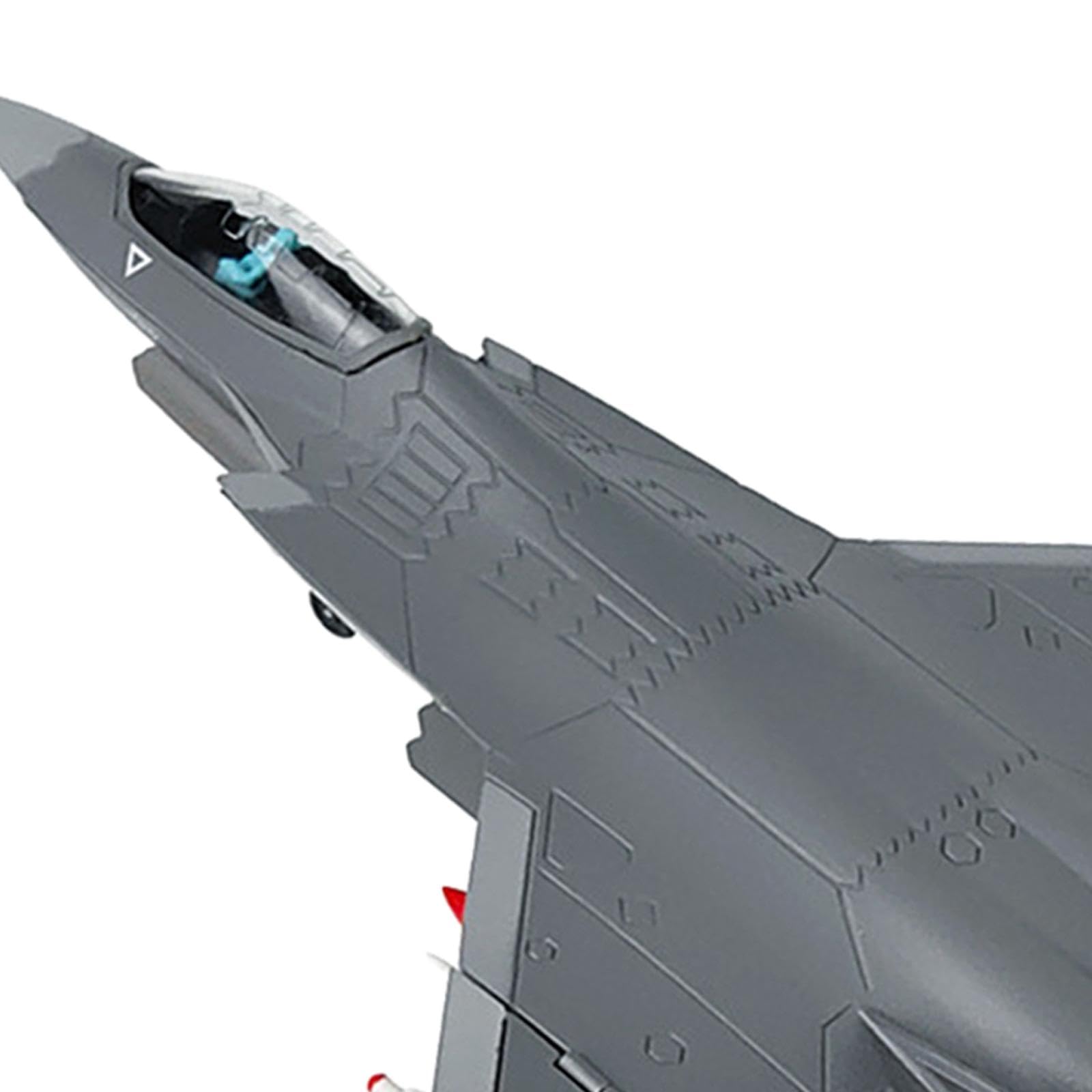 Sharplace J35 Flugzeugmodell 1:100 Mit Sockel | Legierung, Detailgetreu | Sammlerstück