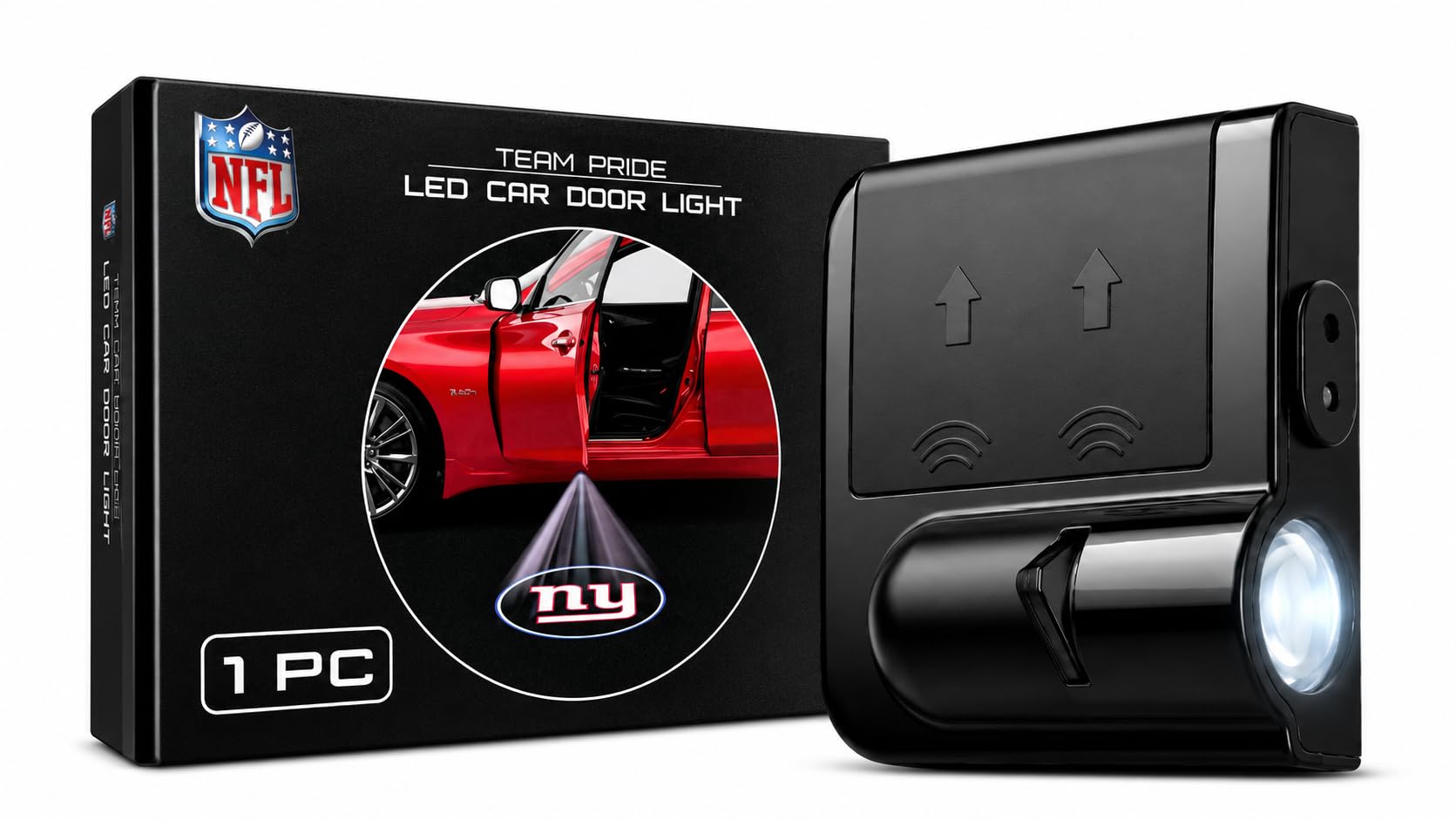 NFL New York Giants LED Car Door Lights Logo Projector Puddle Light