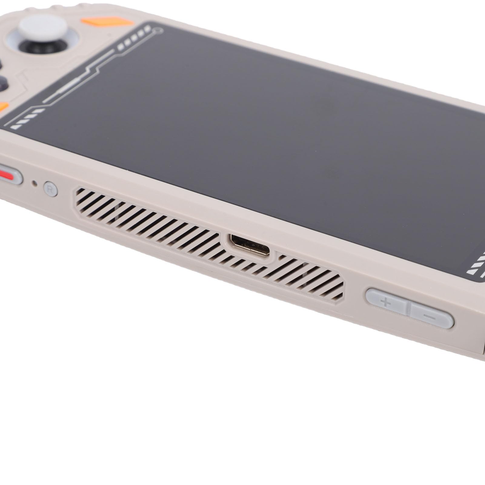 Console di Gioco Portatile Lettore da Gioco Portatile con Schermo da 5,5 Pollici con Potente Chip Quad Core per Giocatori Occasionali (Beige)