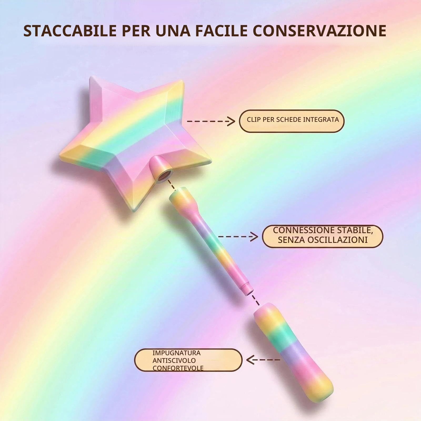 Bacchetta Magic Carta di Credito, Bacchetta Stampata in 3D, Bacchette per carte di Pagamento, Porta Carte di Credito Ecarte Pagamento, Porta carte senza contatto, Regalo Divertente e Funzionale