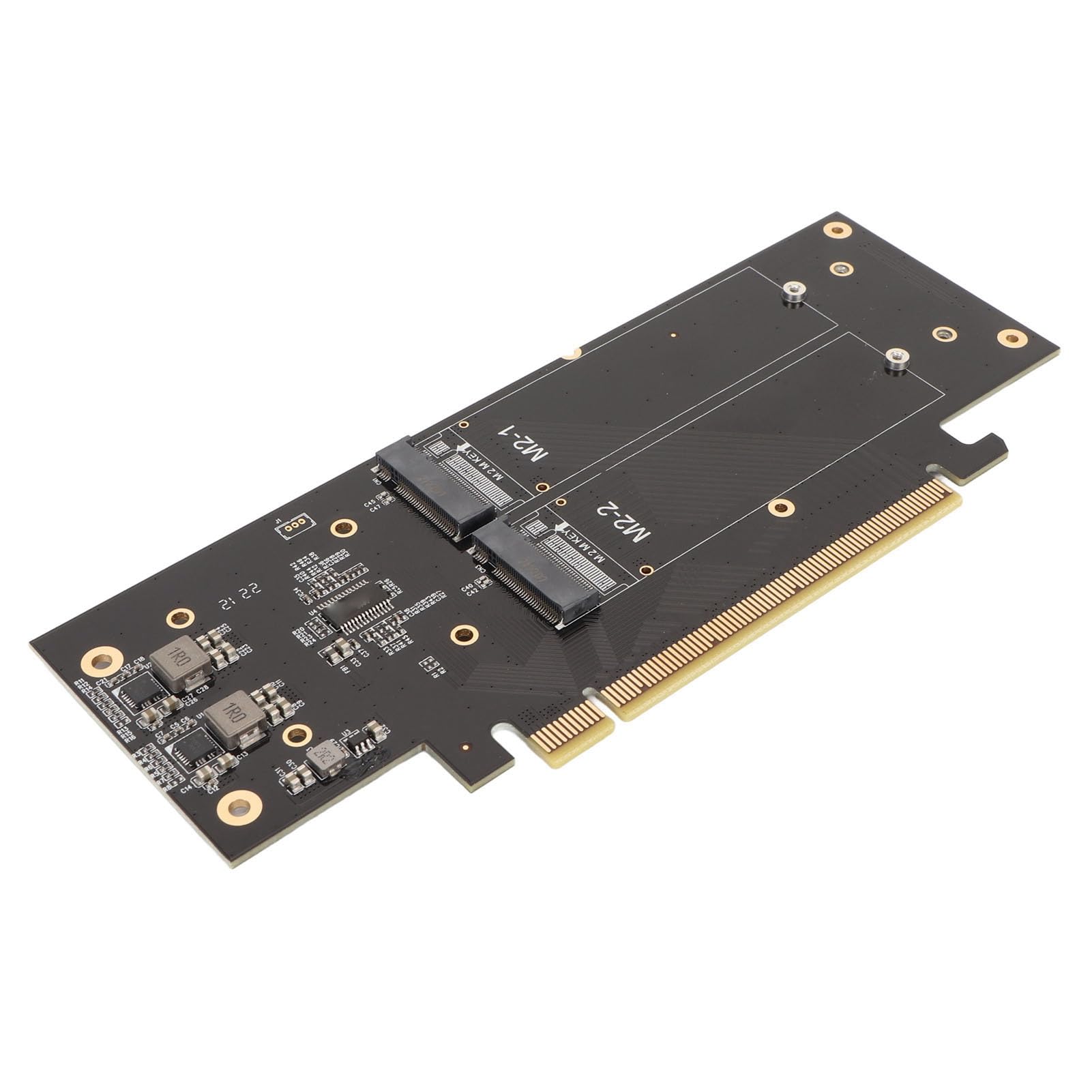 SIXRUN NVMe na PCIe X16 Adapter, 4 Dyski M.2 NVMe 2280
