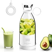 Portable Personal Mini Blender for Smoothies: 11.8 fl oz Small Juicer Cu...