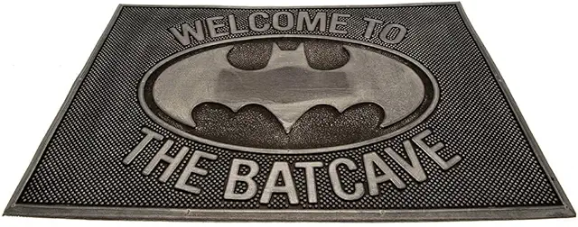 Felpudo Batman de Goma Resistente - Alfombra de Entrada Oficial