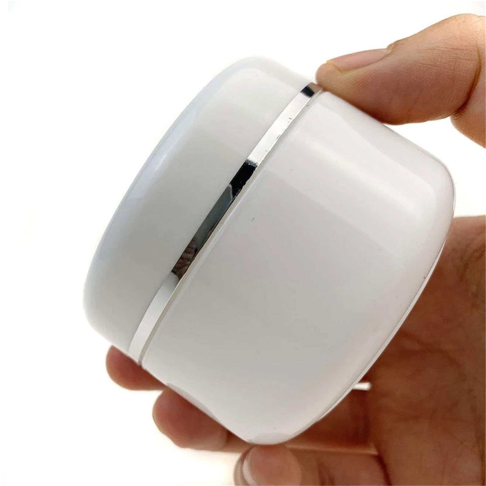 Kosmetiktiegel 20 stücke 10g 20g 30g 50g 100g Creme Jar Weiß Kunststoff Kosmetische Gläser Probe Flaschen Kosmetik Box Leere Make-Up Jar Topf for Reise FüR Lotion, Lippenbalsam, Creme(20ml)