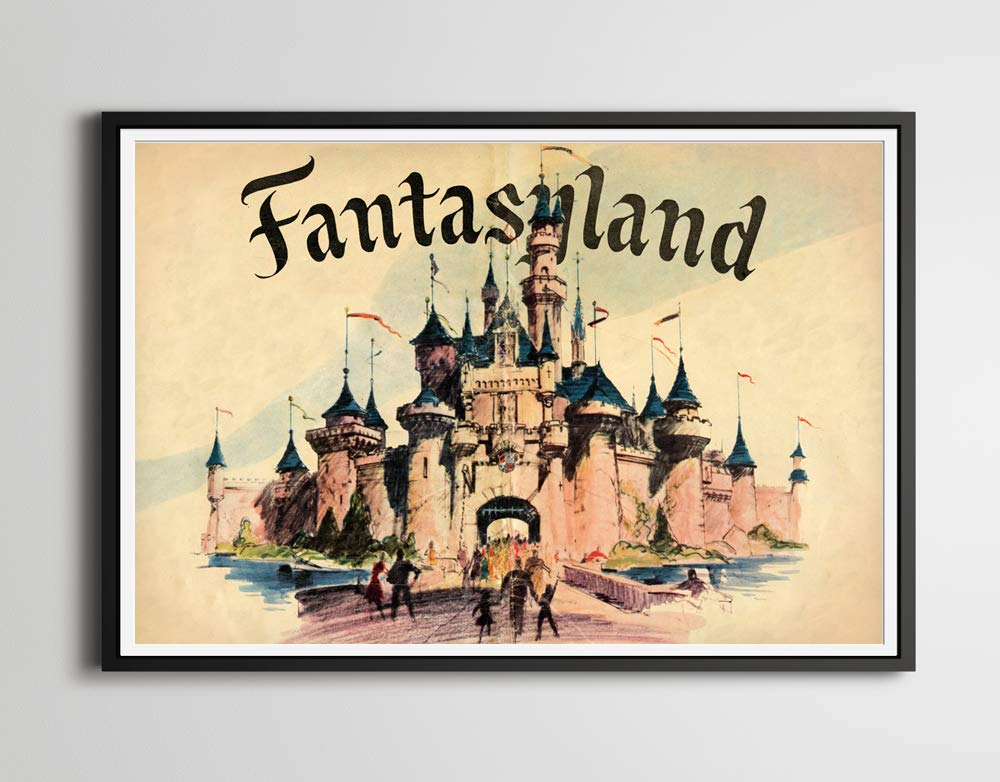 Buy 1955 Disneyland Castle Concept Art ! (24" x 36" or Smaller