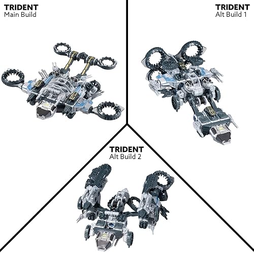 Miniatura 4 de Snap Ships Trident ST-33 Gunship - Juguete de construcción de construcción para construcción personalizada y juego de batalla, para mayores de 8 años