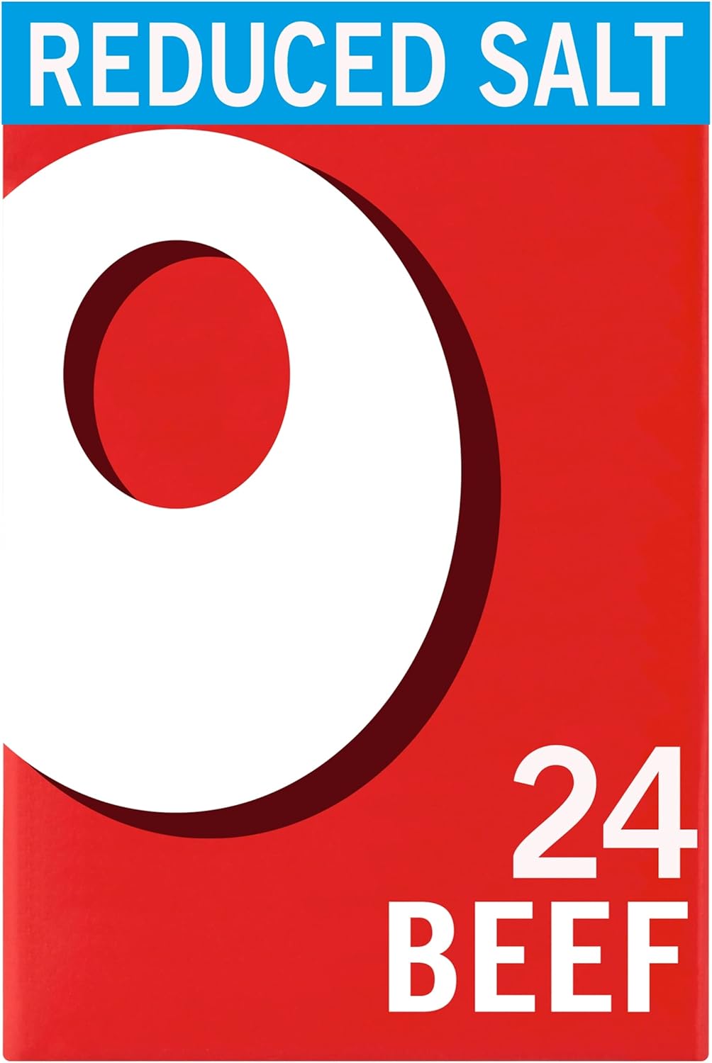 OXO 24 Reduced Salt Big Flavour Beef Stock Cubes, 142 g (Pack of 1