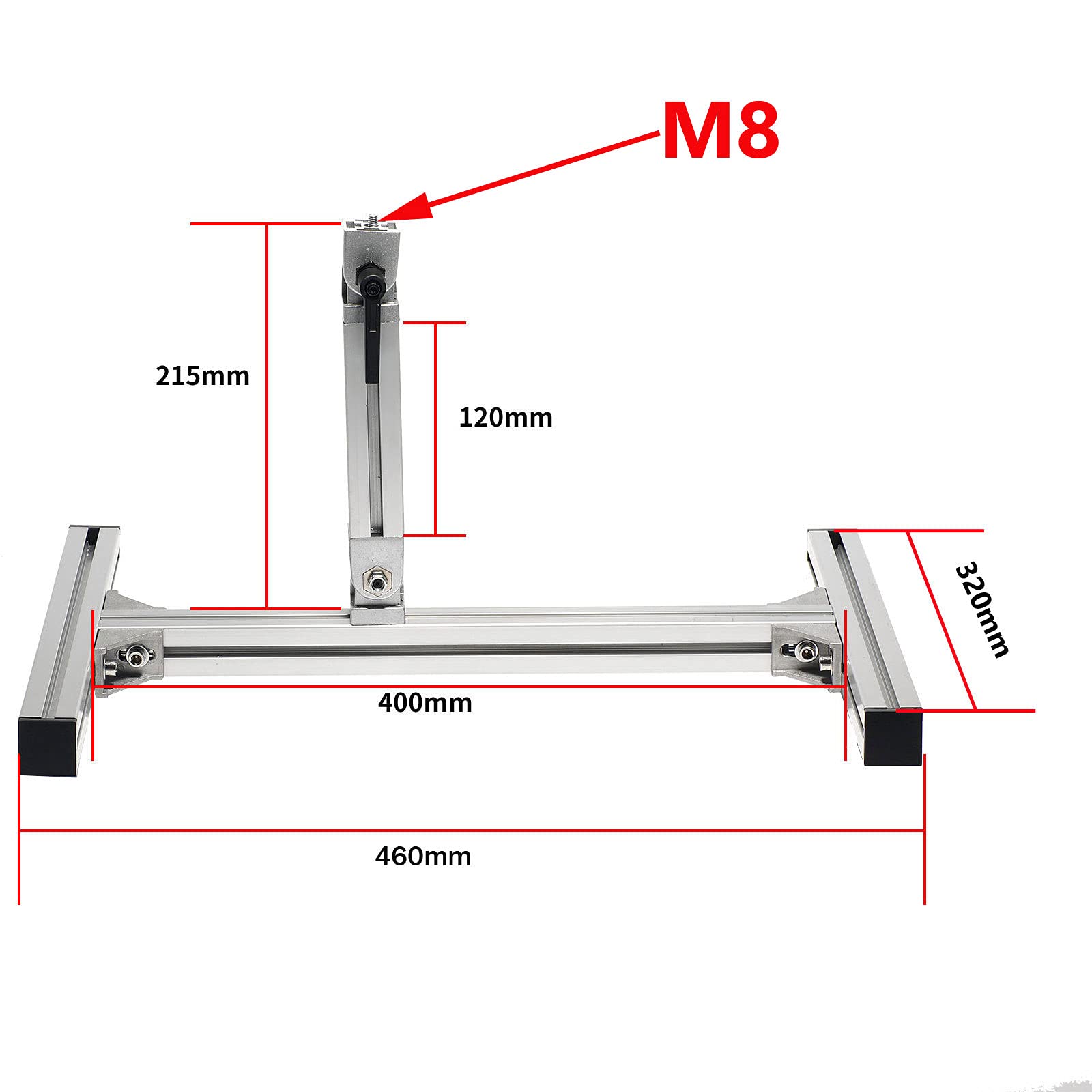 DC 12V Linearmotor Resiprocating Linear Actuator Motor mit Hub 30mm-150mm Adjustable für DIY Design Maschine Lab Testing 95rpm mit Funkfernbedienung JQ-RL-YY05 (12V150mm95rpm)