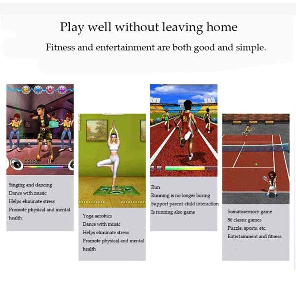 NANANA Tappeto da Ballo Doppia, Bambini Fitness Tappetino da Ballo, Double Person Danza Pad Tappetino Musica Gioco Yoga Dancing Step per Adulti/Bambini TV Computer Tappeto di Danza,1660x930x11mm
