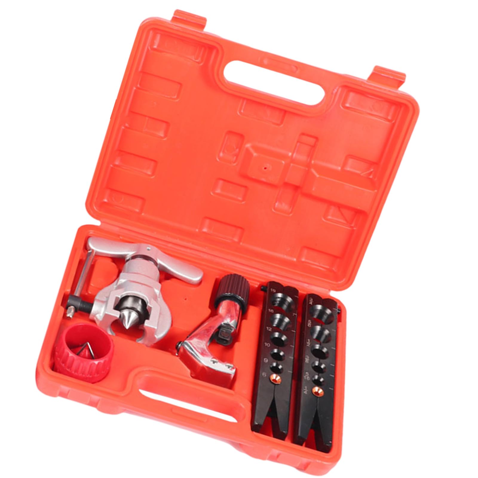 Juego De Herramientas Para Abocardar Tubos Con Agarre Ergonómico Expansor Excéntrico Escariador Tubos Cobre Para Sistemas Refrigeración Mantenimiento Reparación Aire Acondicionado