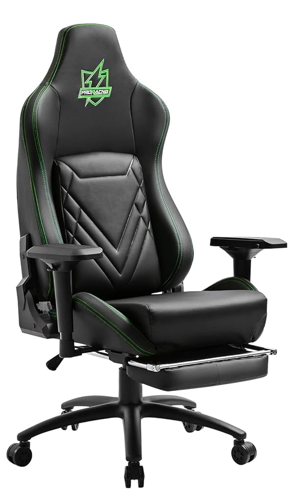 【新品☆★】ゲーミングチェア オフィスチェア リクライニングチェア オットマン付 Amazon.co.jp: PRORACING ゲーミングチェア オフィスチェア