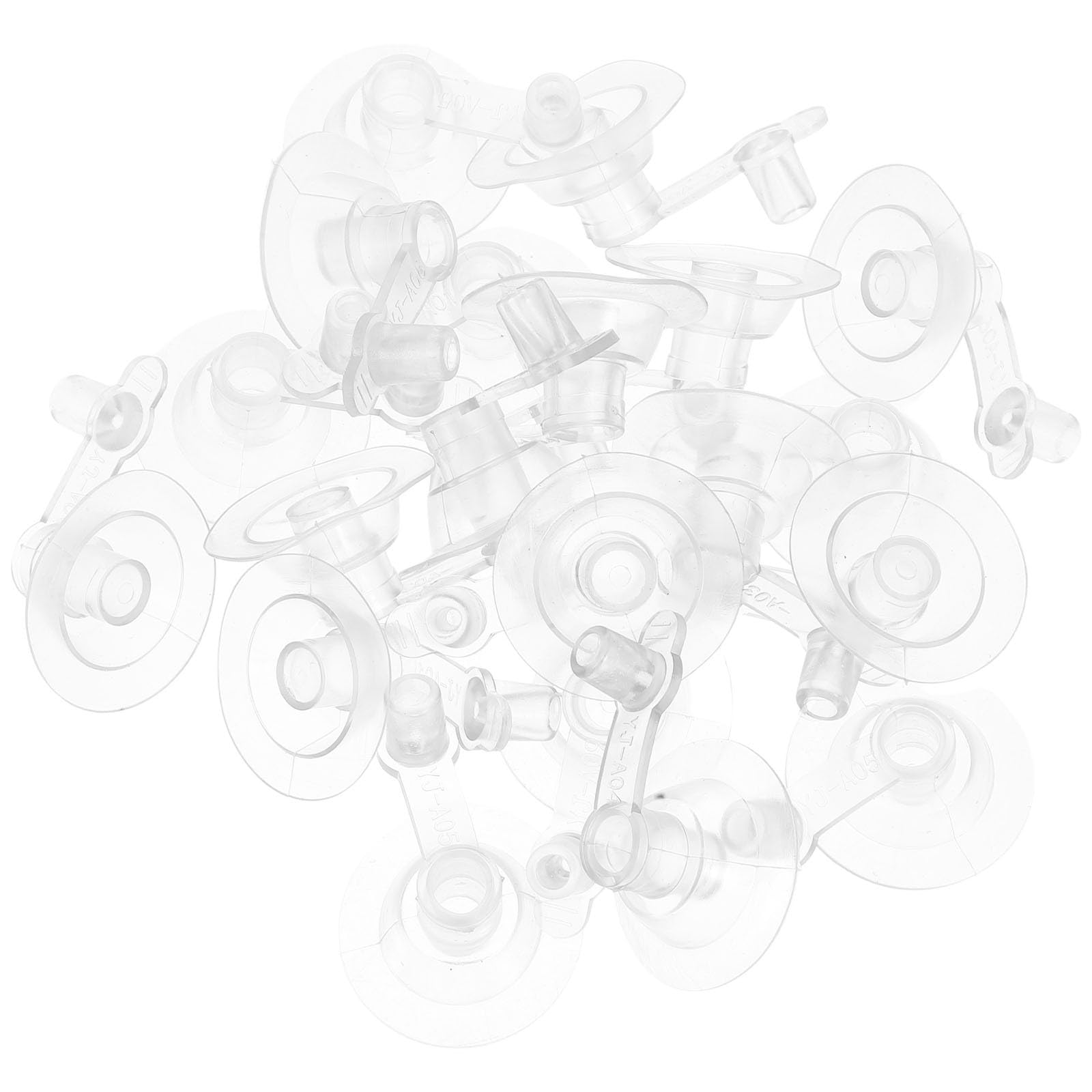 Lot De 20 Valves De Rechange Transparentes 27 Mm Pour Bouées Gonflables – Compatibles Pompes, étanches, Pour Flotteurs, Matelas Et Jouets Aquatiques