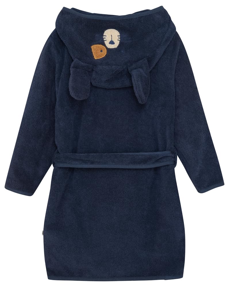 Pippi Unisex dziecięcy szlafrok kąpielowy narzuta na odzież pływacką, Dress Blues, 110