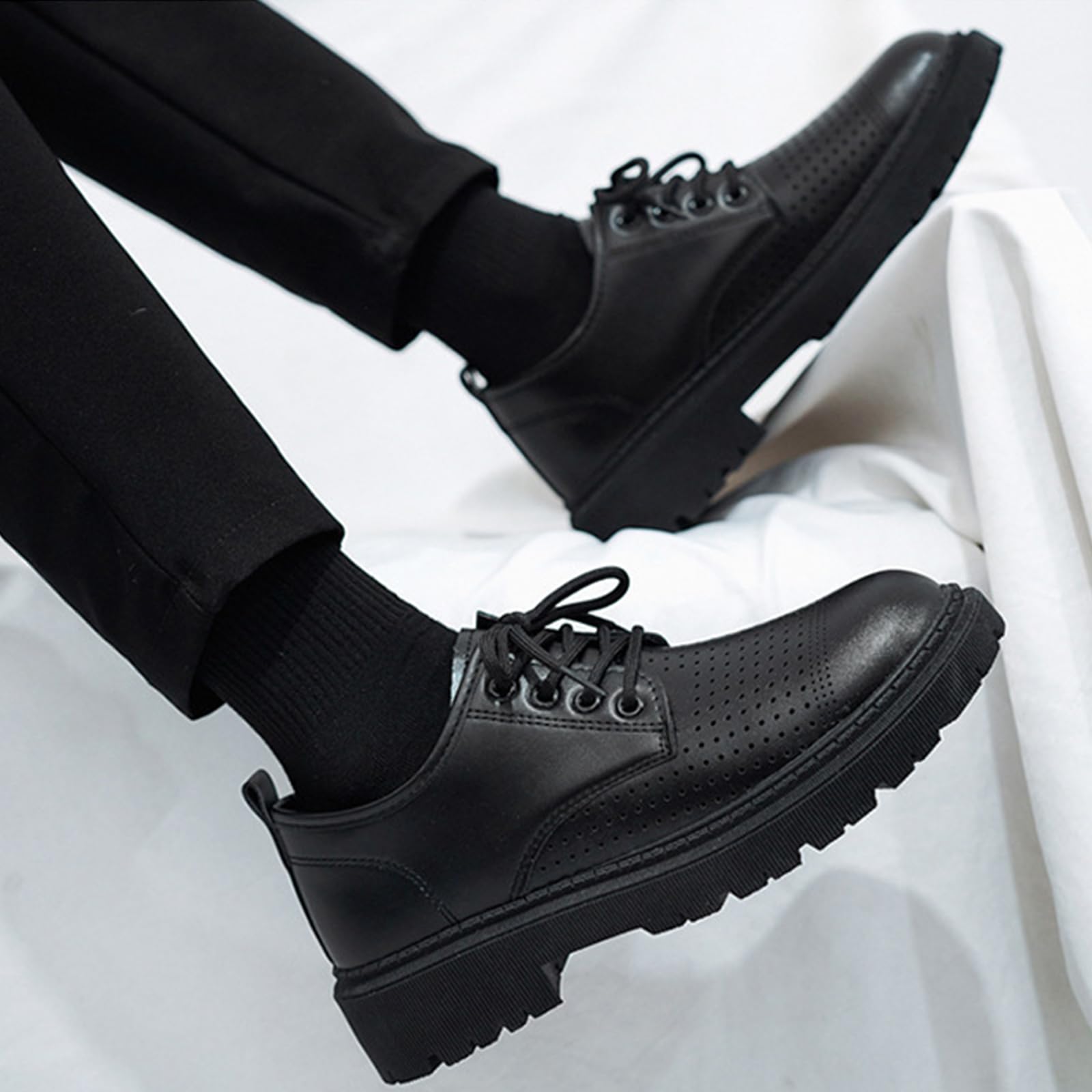 Scarpe Eleganti da Uomo con Lacci | comode, in Pelle, Antiscivolo, Classica, Oxford, Festa, Formali, Ufficio, sposa