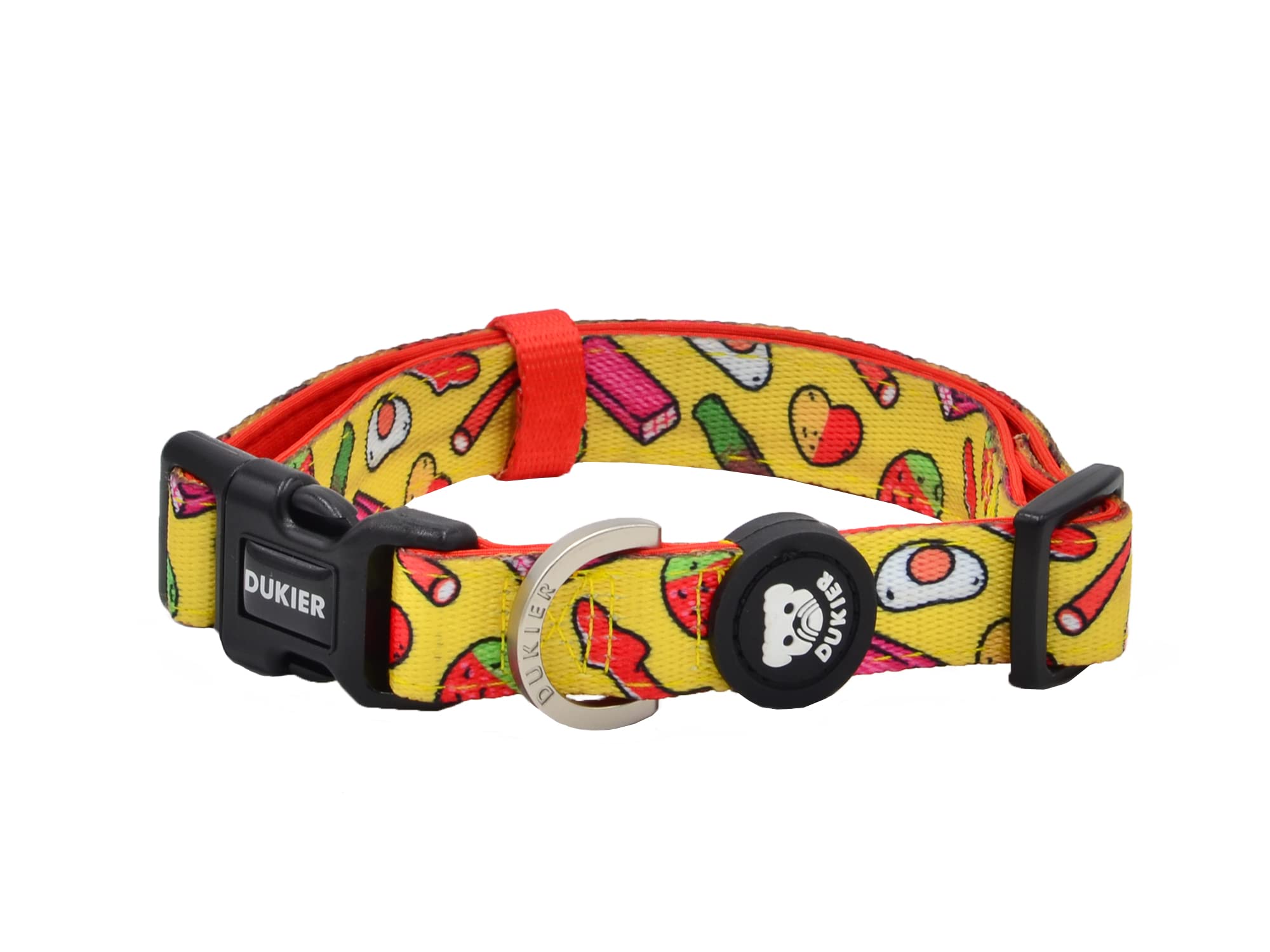 DUKIER - Dog Collar, Adjustable and Adjustable, Neoprene Pet Accessory, Sweets Design Size XS