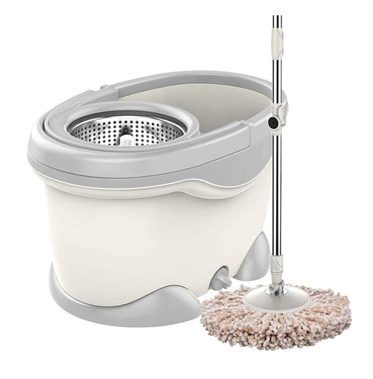 Fregona Fregona Giratoria con Balde Sistema De Limpieza Pisos para El Hogar Cocina Y Todas Las Superficies del Piso Limpieza Suelo