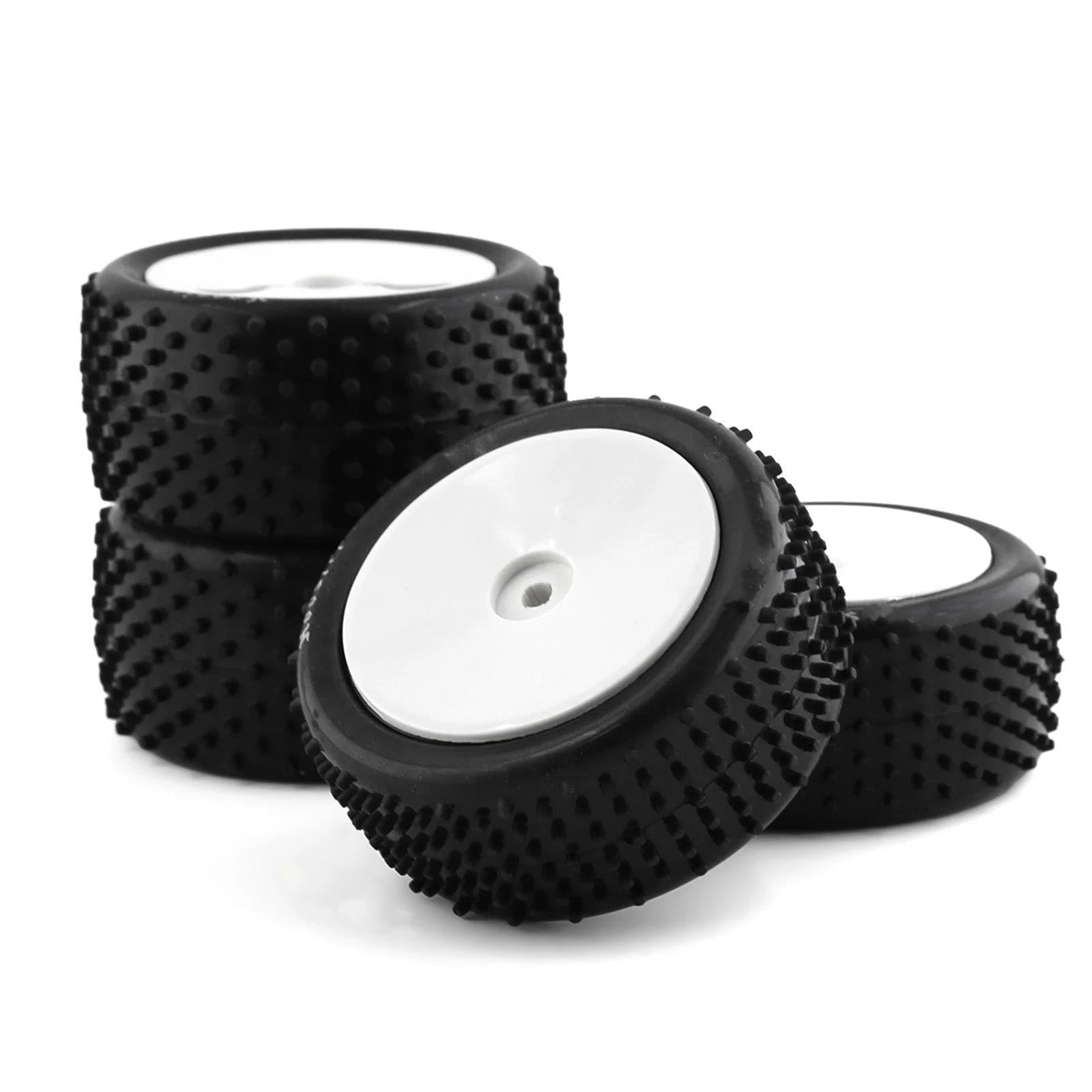 Neumáticos RC para 144001 144010 124019 104001 para HSP para HPI 1/10 RC Car Accesorios 4 Piezas 86 Mm Todoterreno para Neumáticos para Buggy