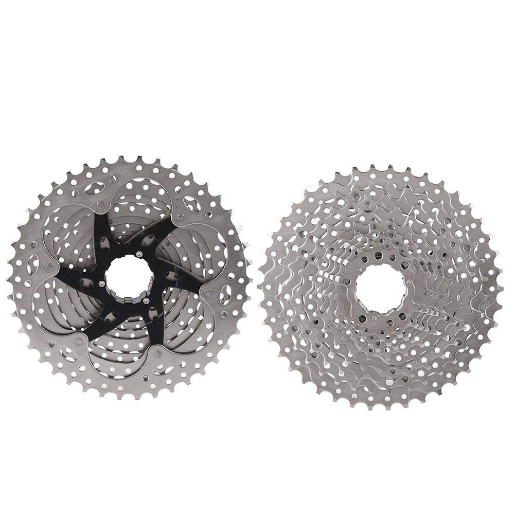 VGEBY 9/10/11/12 velocità 32/36/42/46T Bici da Strada Ruota Libera Cassetta pignone velocità Cassetta Accessori di Ricambio per Biciclette(9S 11-42T)