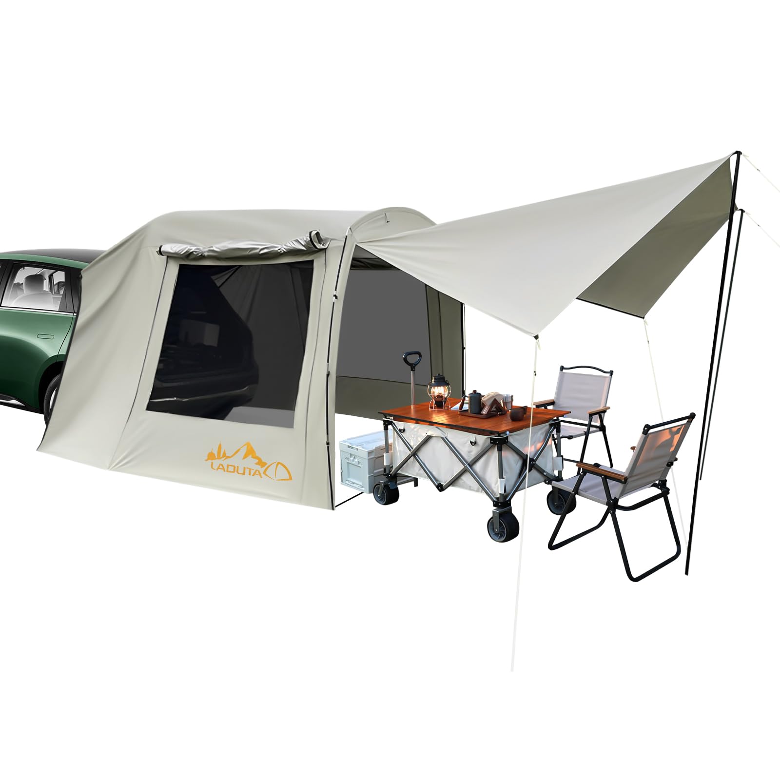 SUV Tents for Camping 6 Person, Large Waterproof Car Tent