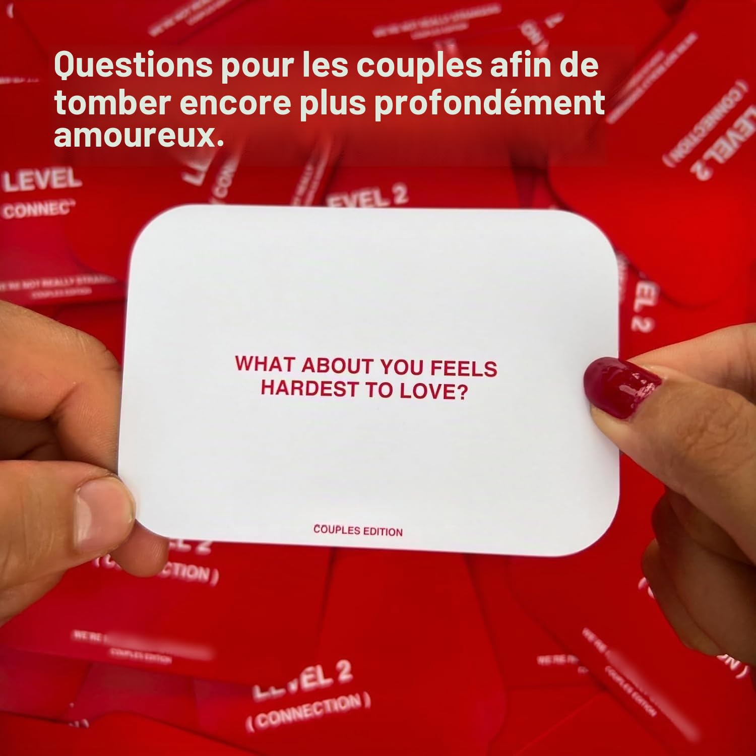We're Not Really Strangers,Jeu de Conversation avec 150 Questions,cartes de conversation pour couples,adultes –rendez-vous galant, soirées de jeux et fêtes,Cadeau Saint Valentin (Édition Couples)