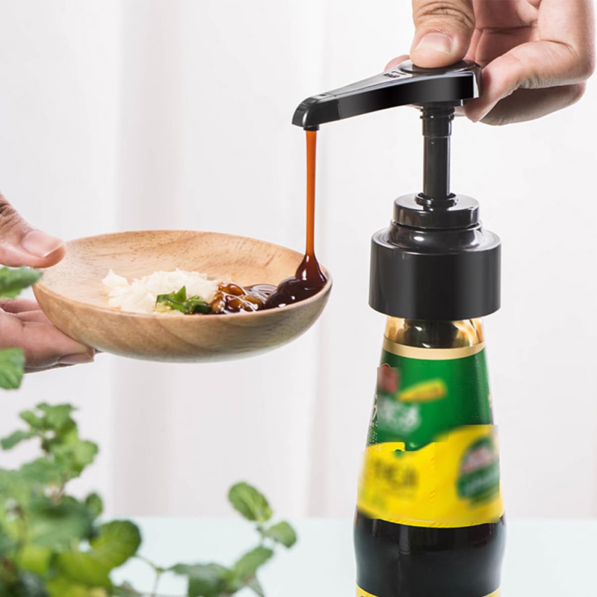 FRCOLOR 16 pezzi pompa pressa bottiglia per salsa di soia pompe per bottiglia di, pompa di sciroppo industriale, pompe per bevande, salsa liquida bottiglia spingere dispenser di sapone premere la