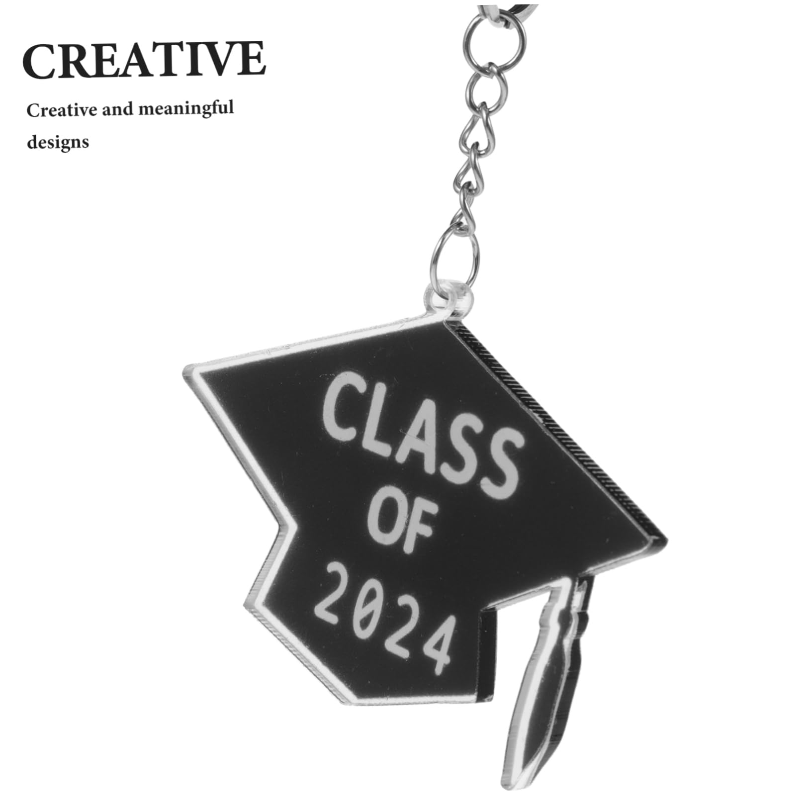 SOIMISS llavero favores de la fiesta de graduación bolsa colgando decoración adorno colgante de llave titular de la llave de estudiante graduado Acrílico