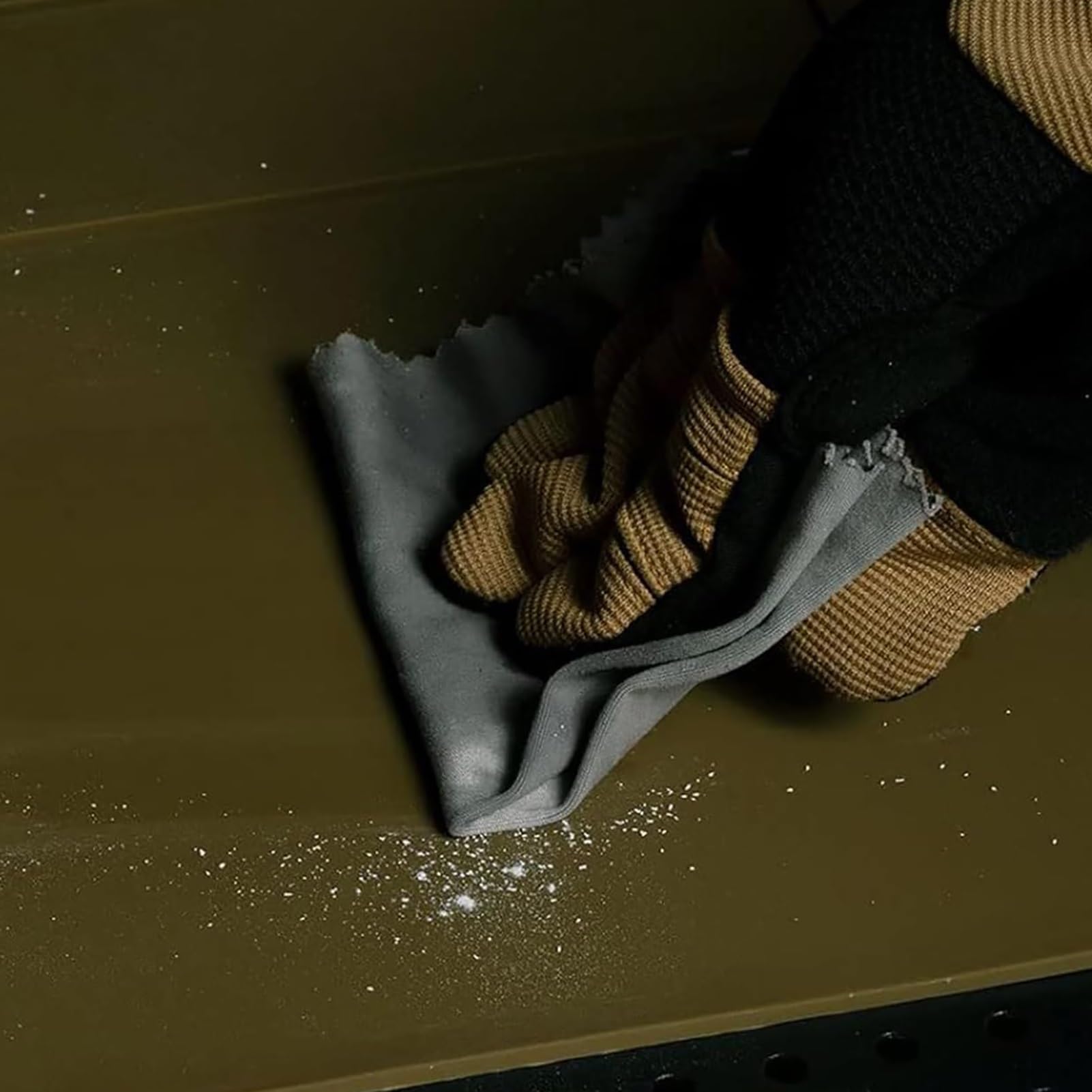 Alfombrilla de limpieza de armas con puntos magnéticos antideslizante resistente al aceite lavable