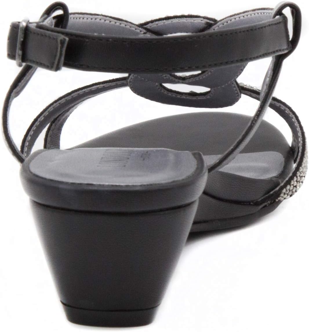 LONDON FOG Womens Macey Demi-Wedge Dress Sandals - Image 5