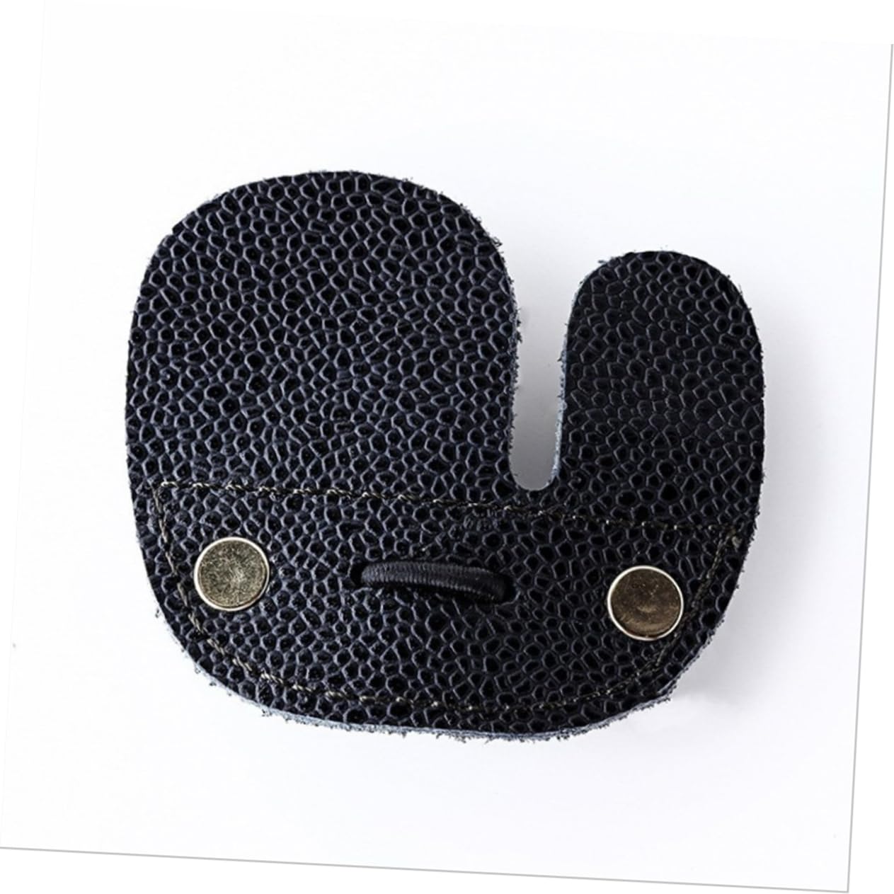 MUSISALY Leather Finger Guard for Bow Dual Black Protective Gear Bow Finger Saver Essential Bow Accessories for Accurate Shooting and Comfort