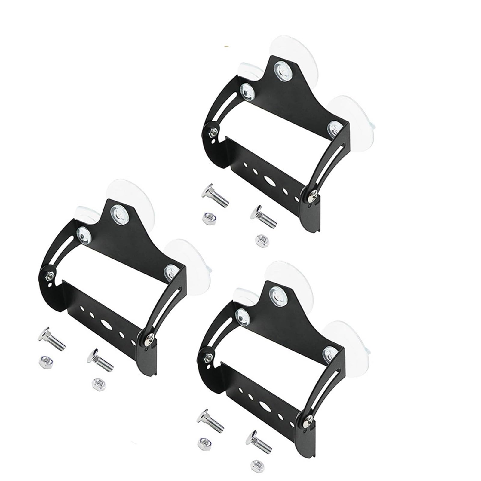 Para parabrisas coche, camión, vehículo, asesor tráfico, barra luz estroboscópica emergencia, soporte ventosa, 1/3 Uds. Soporte de Barra de Luz Soporte para Faros Delante(3pcs light bracket)
