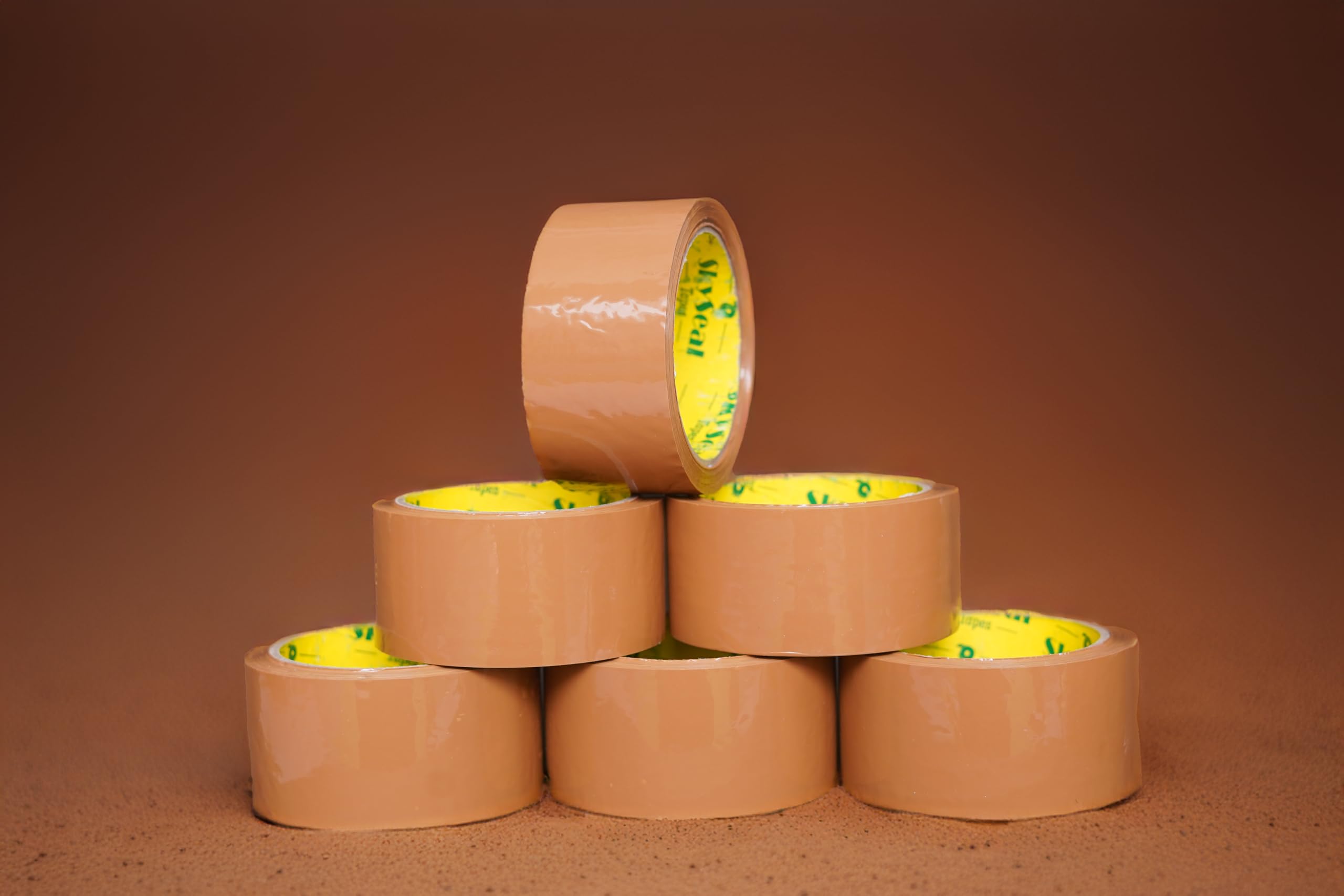 Skyseal Tapes Brown Cellotape bopp tap 2inch x 65 MTR x 40 micron 6pcs packing tape with high adhesive and accurate length (Brown) (B0D35LZ35C) Amazon Price History, Amazon Price Tracker