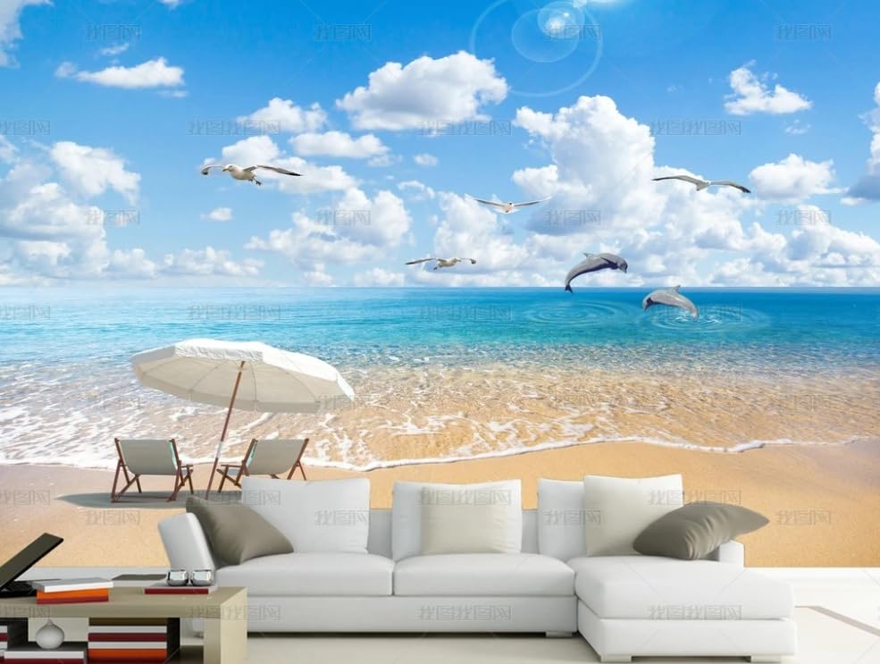 Papier peint intissé Hawaï Beach pour agrandir visuellement une chambre lumineuse