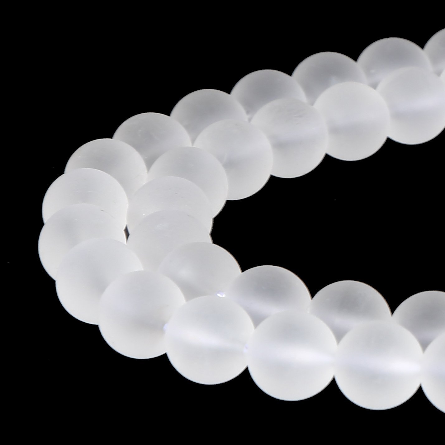 Rui LongGorgeous Natural Fushia Drusy Agate Gemstone Matte Round Loose Beads for Jewelry Making 4MM RLBD