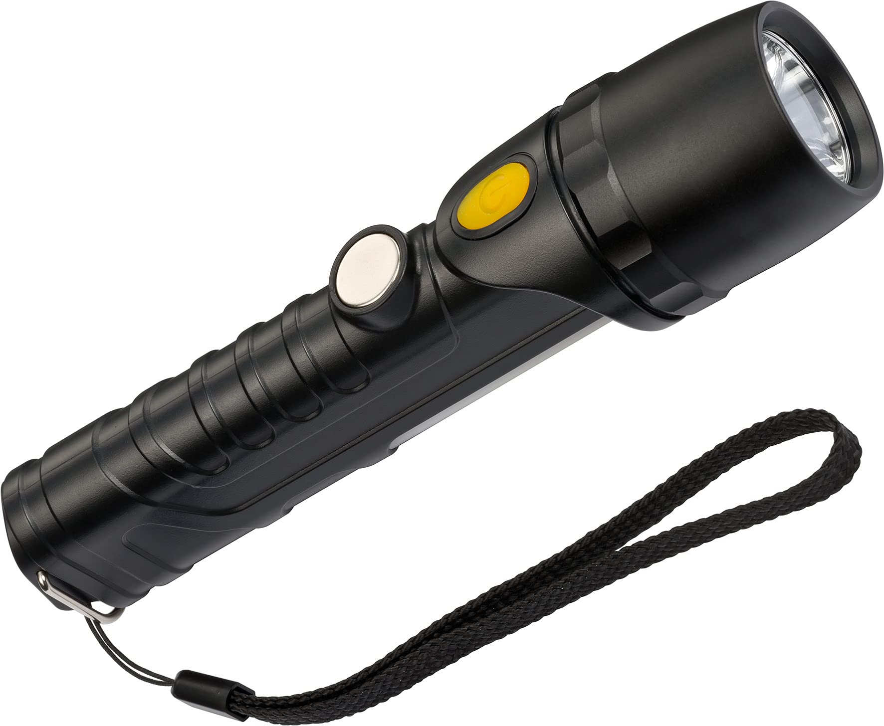 Brennenstuhl Latarka LuxPremium LED THL 300 / latarka COB z bocznym oswietleniem (max. czas swiecenia 30h, 8 trybów, 360+240 lm, IP54)