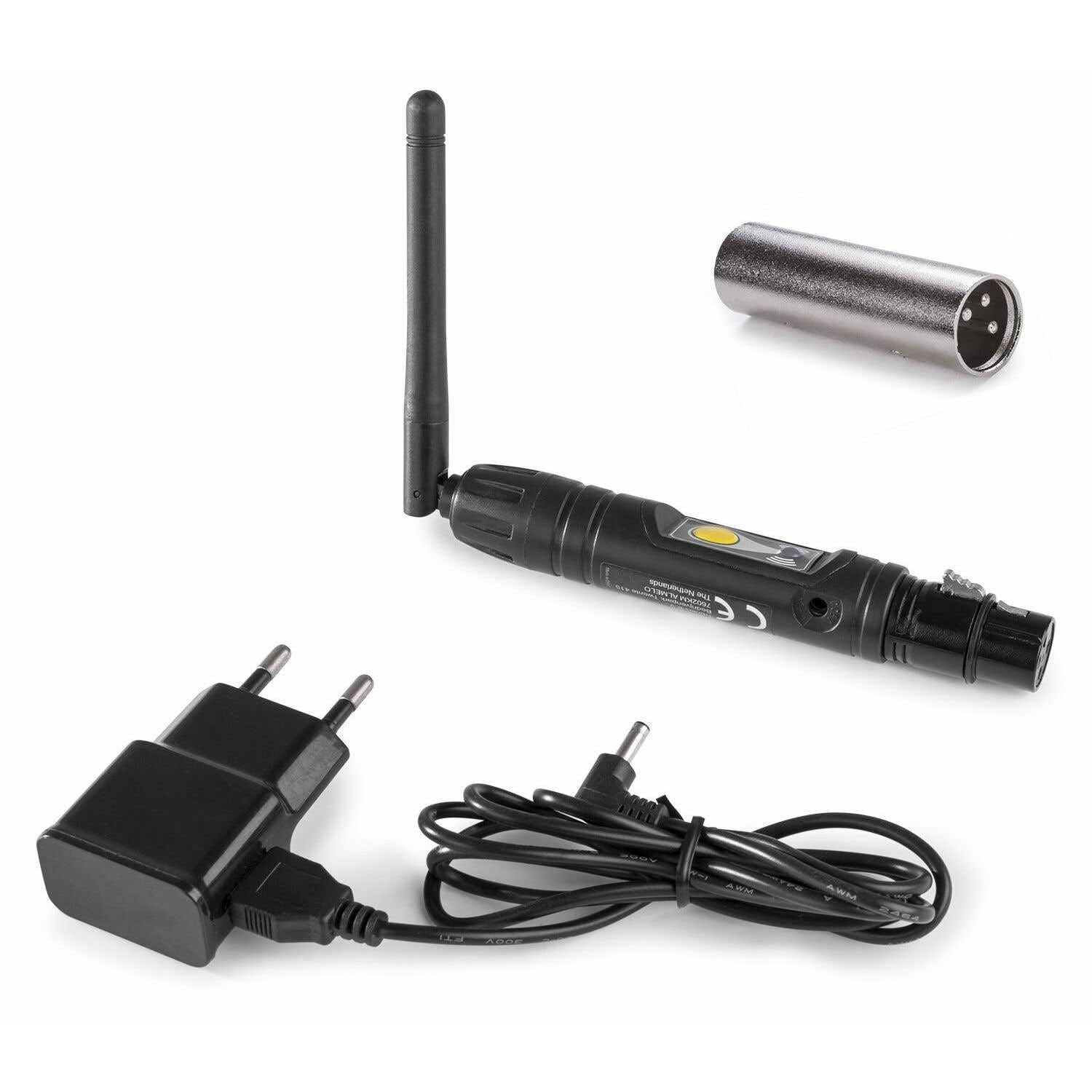 BeamZ BBP Eazylink - Emetteur et Récepteur DMX sans Fil, Fonctionne avec n'importe quel Contrôleur DMX et Tout Effet d'Éclairage DMX, Idéal DJ Professionnels et DJ Mobiles