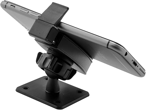 Miniatura 2 de ARKON Mounts MG2APAMPSVHB - Soporte universal para teléfono inteligente o base de taladro para automóviles y camiones  Soporte duradero para